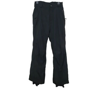 Columbia Sportwear Womens Snow Pants Black Nylon Zip Pockets Jogger Vintage